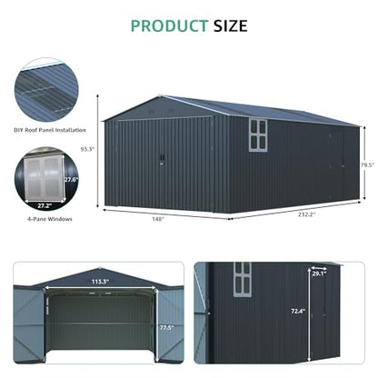 Sheds & Outdoor Storage 13x20ft Upgrade (13x20ft upgrade)