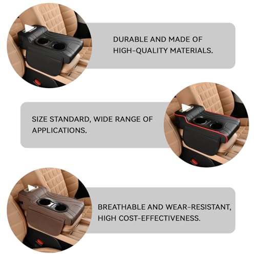 Car Armrest Cover (Coffee)