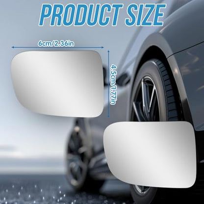 2Pcs Cars BlindSpot Mirrors (2Pcs-Oval)