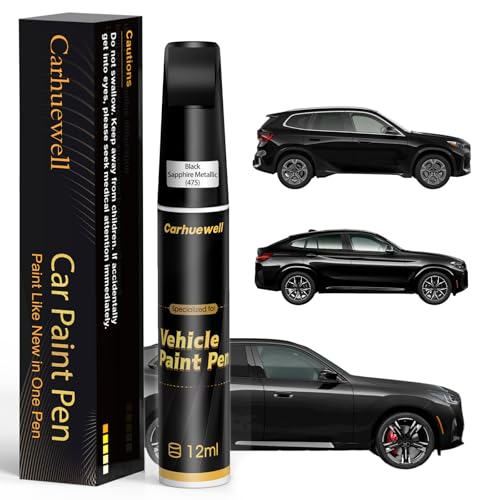 Black Sapphire Metallic (For BMW / Black Sapphire Metallic(475) for Black Sapphire Metallic(475) Compatible with 2/3/4/5/7/8/X1/X2/X3/X4/X5/X6/X7/XM/Z4/i4/i5/i7)