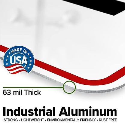 Custom Sign Custom Sign for Business (Header - Horizontal / 24x30 - Aluminum)