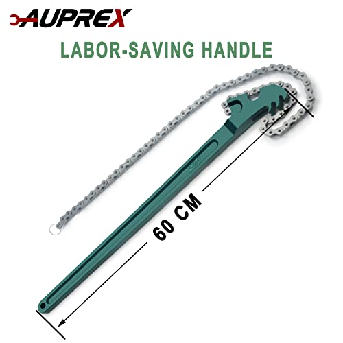 24 Inch Heavy Duty Chain Oil Filter Wrench (Green / 24 Inch)
