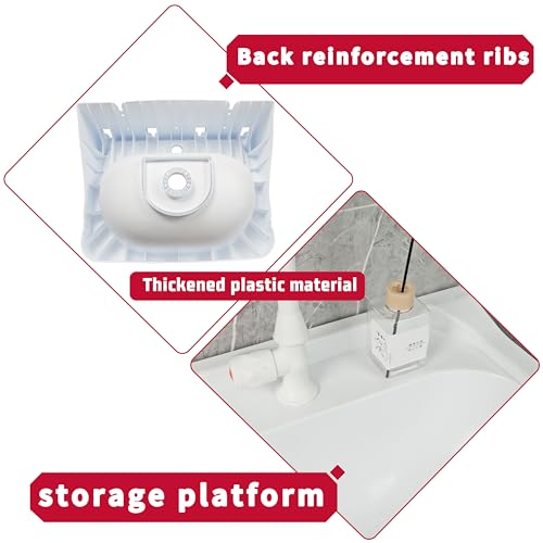 Wall Mount Bathroom Sink 19.7*15.3 No (19.7*15.3*7.1)