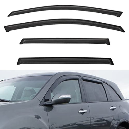 4pcs Window Visors Rain Guards for 2007 (2007-2013 MDX)