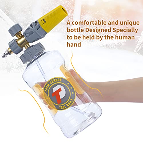Foam Cannon for Pressure Washer (Yellow)