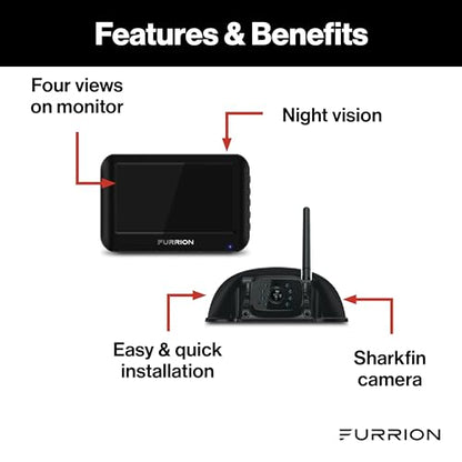 Vision S Wireless RV Backup Camera System (4.3 inch / Backup System)