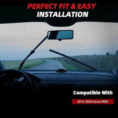 Premium Windshield Wiper Blades (26"+20"+14"（Hook）)