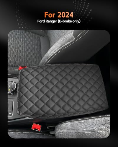 for Ford Ranger 2024 (Ranger 2024-2026 Thickened Black Leather Square)