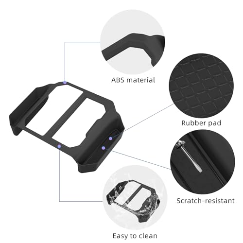 ABS Center Console Organizer for Toyota RAV4 2026 Hanging Storage Box Interior auto Accessories Black (26RAV4 C-BOX)