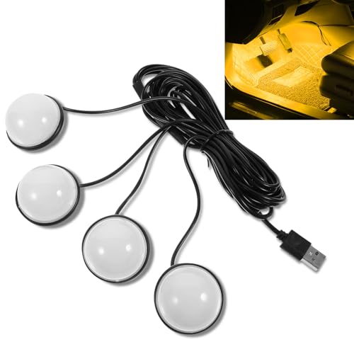 Car Interior LED Lights (Yellow)