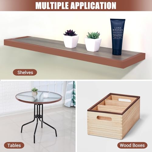 Rubber Edge Trim (Fit 1/2" - L20' / Brown)