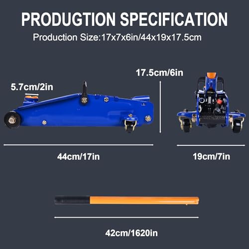 AAIN 2 Ton Heavy (Blue / 2 ton Single Pump)