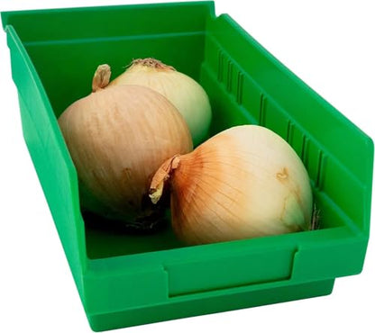 30130 Heavy Duty Plastic Shelf Bins (Green / Bin Box)