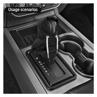 Car Gear Shift Hoodie Auto Shifter Knob Cover (Black / 1 Pcs)