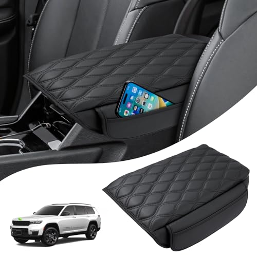 Center Console Cover for 2021 (21-26 Grand Cherokee L Armrest Cushion)