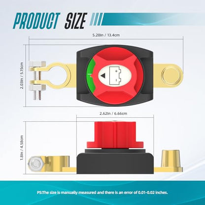 Top Post Battery Disconnect Switch (NEW Top Post)