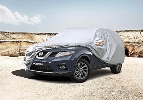 SUV Car Cover Waterproof All Weather (C12 For SUV JEEP-Length ( 182-190 inch ))