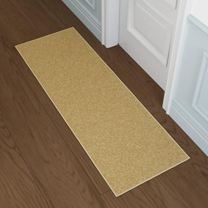 2x5 Kitchen Rug Runner (Solid Beige)