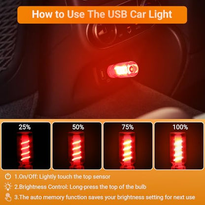 Car LED Lights Interior (Red)