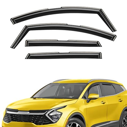 Extra Durable Window Deflectors in (For Kia Sportage 23-26)