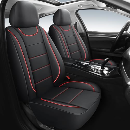 Front Car Seat Cover (N4 Black Red / Front Seat)