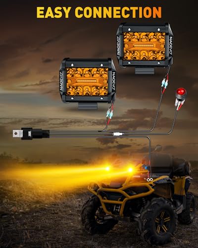 4 Inch LED Pod Lights (Amber)