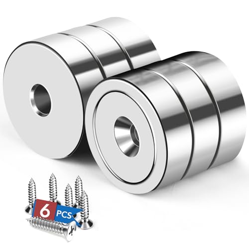 Magnets Neodymium Magnet 20LBS Strong Heavy Duty Rare Earth 6 P (20 lbs)