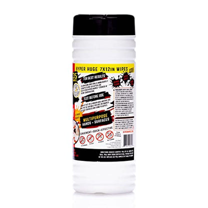 Hyper Wipes 4 Pack Heavy Duty Hand & Tool Cleaning Wipes (35 Count (Pack of 4))