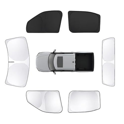 6pcs Car Window Shades for Toyota Tundra 2022 (for Toyota Tundra2022-2026)