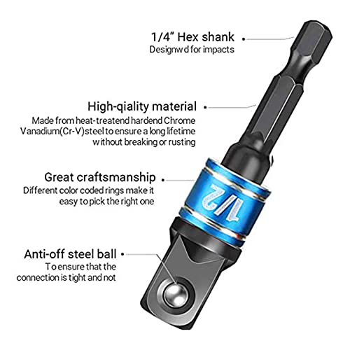 17pcs Flexible Drill Bit Extension (17p*black)
