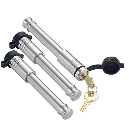 61672 | 3 Pack, Keyed Alike, Receiver Locks for 2" and 2.5" Receiver Class III, IV, V and Gen-Y Hitch Mega Duty 10K LB & 16K LB (Fits: 2" And 2.5" Receiver Class III, IV, & V / 3PK (3) Receiver Locks)