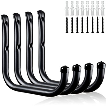 Wall Hooks for Garage Garden (8''-4pcs)