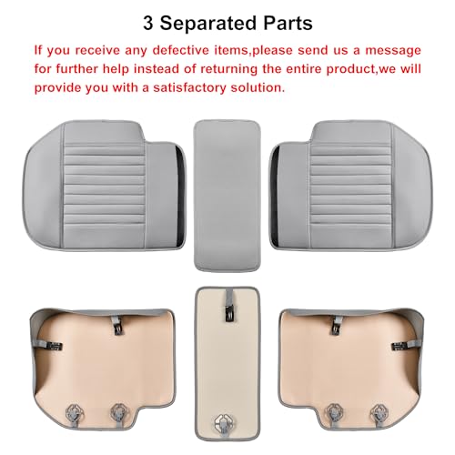 Back Seat Covers (Gray / 1x Rear Seat Covers)