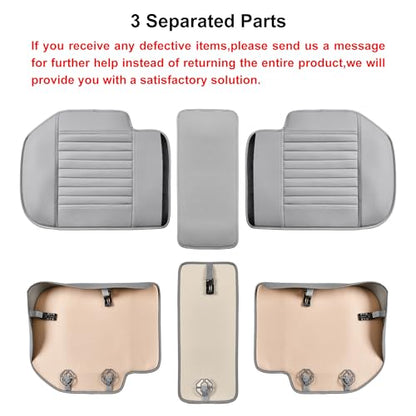 Back Seat Covers (Gray / 1x Rear Seat Covers)