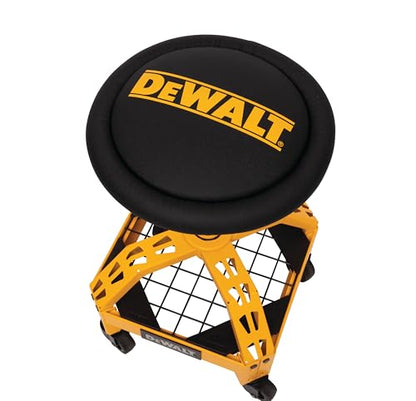 Heavy Duty Metal Rolling Stool for Shop or Garage
