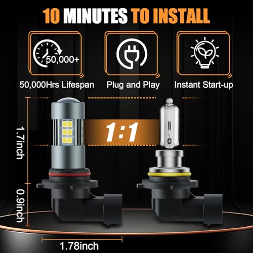 9005 LED Fog Light Bulbs (9005/HB3)