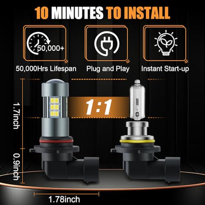 9005 LED Fog Light Bulbs (9005/HB3)