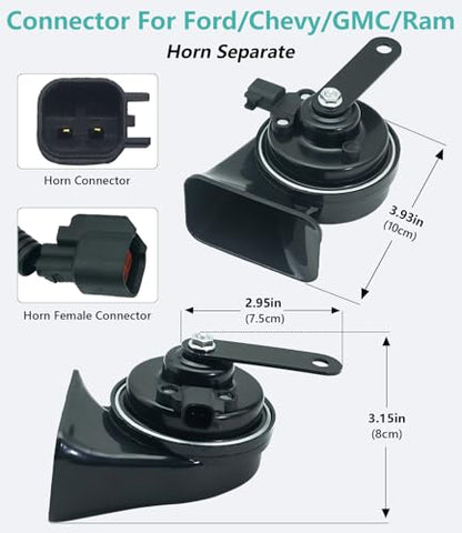 126dB Dual Tone Car Horn Kit (Ford(1 Connector))