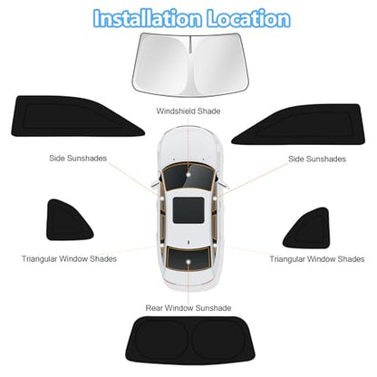 Car Window Shades for Dodge Challenger 2015 (FOR | Challenger 2015-2023 (6pcs))