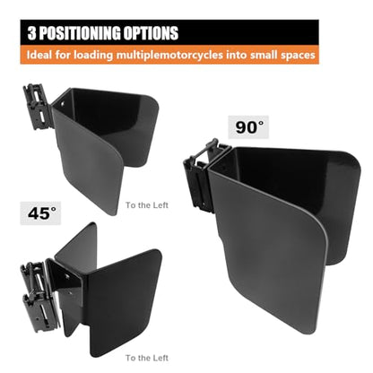 4Pack E Track Wheel Chock for Motorcycle (4-6 inch)