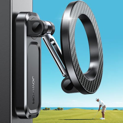 Dual Sided Magnetic Golf Cart Phone Holder (Black)