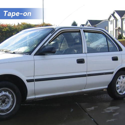 Window Visors Rain Guards for 1984 (1984-1992 Toyota Corolla)