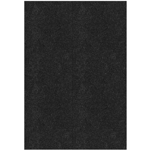 Ottomanso 7x16 Large Waterproof Floor Mat (Black / 6'6" x 16' (Runner))