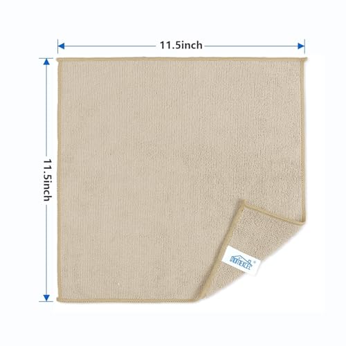 50PK Microfiber Cleaning Cloth (Brown)