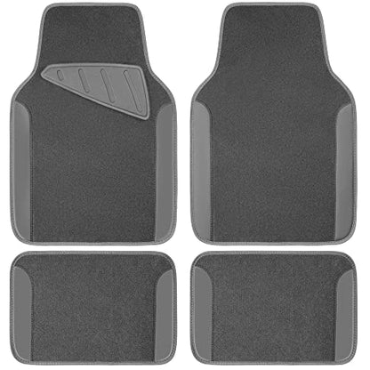 Waterproof Universal Fit Car Floor Mats (All Gray)