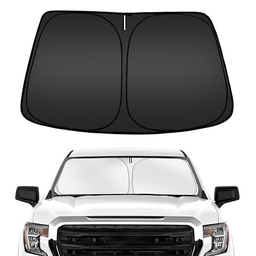 Windshield Sun Shade for Chevy Silverado (for Silverado/GMC Sierra 1500 2500 3500 2019-2026)