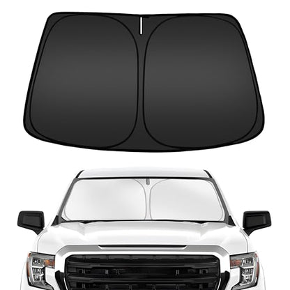 Windshield Sun Shade for Chevy Silverado (for Silverado/GMC Sierra 1500 2500 3500 2019-2026)
