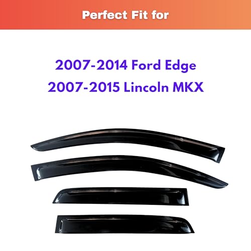 Rain Guards Fit for 2007 (2007-2014 Edge & 2007-2015 MKX)