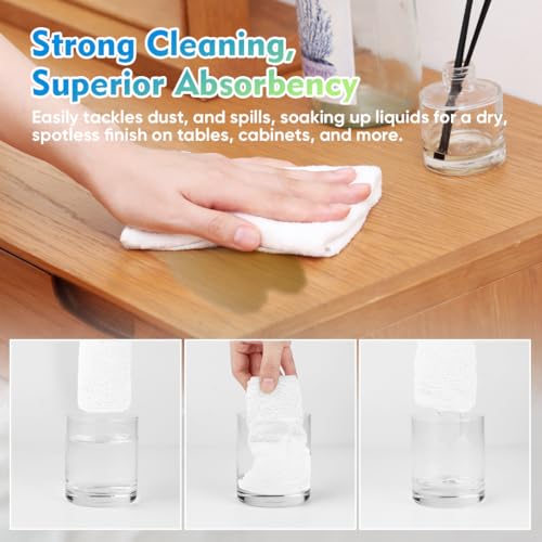 White Microfiber Cleaning Cloth 12 Pack (White / 12.5 x 12.5 Inch)