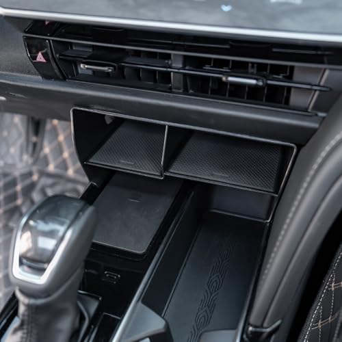 2PCS Center Console Organizer for Toyota Camry 2025 2026 (Black 2pcs)